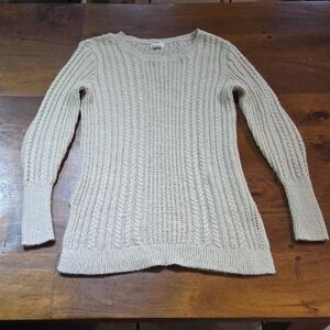 Caslon Cream Knit Sweater Size Small